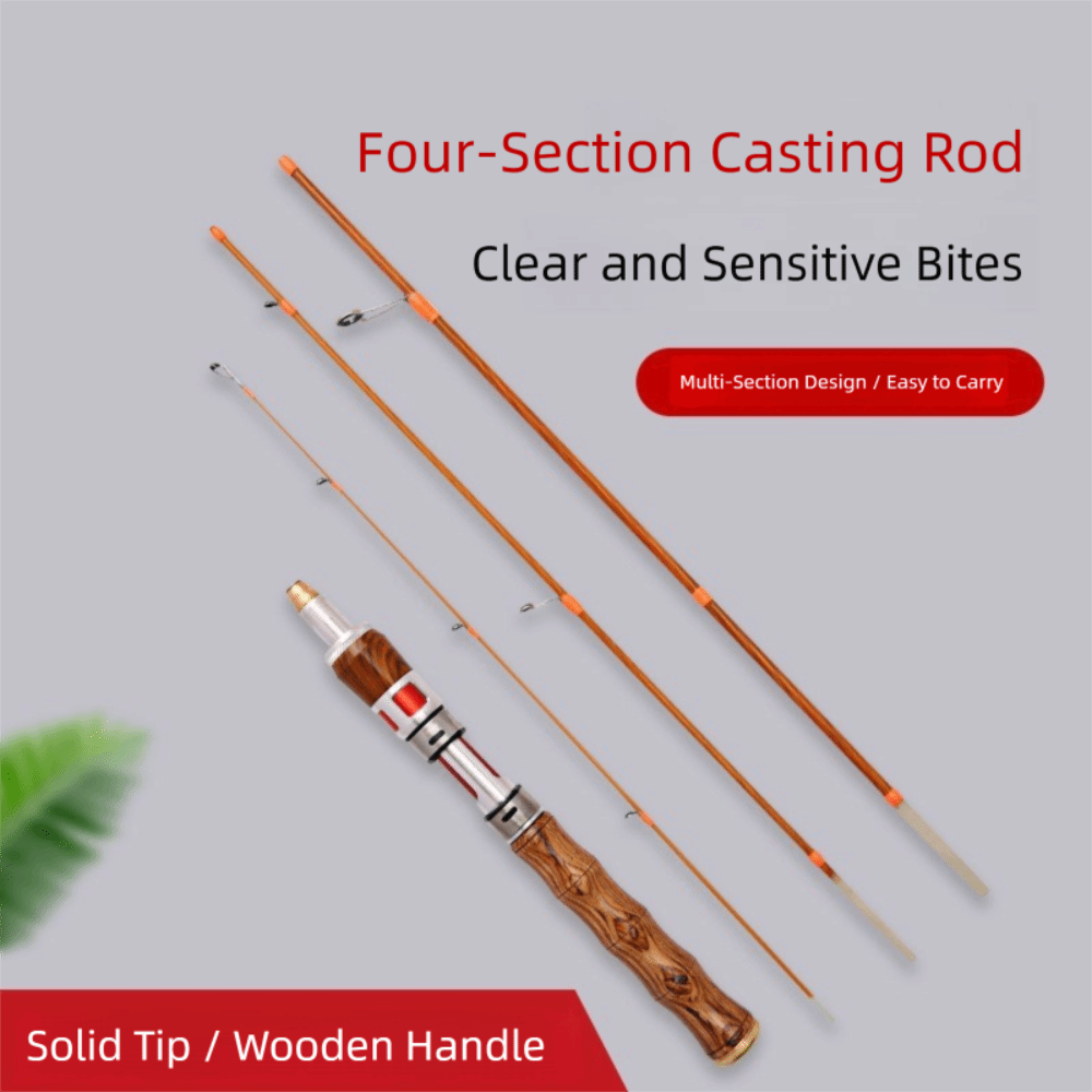 Fishing Rod Spinning - Haute qualité 4 Sections filature canne