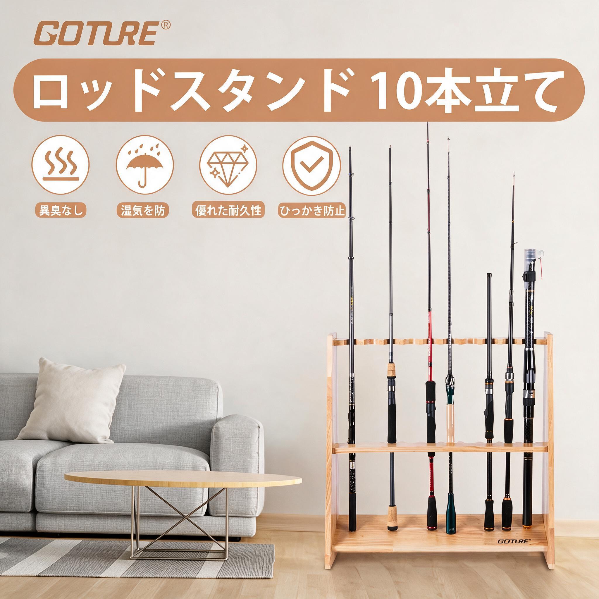 Fishing Rod Rack - Supports de cannes à pêche en