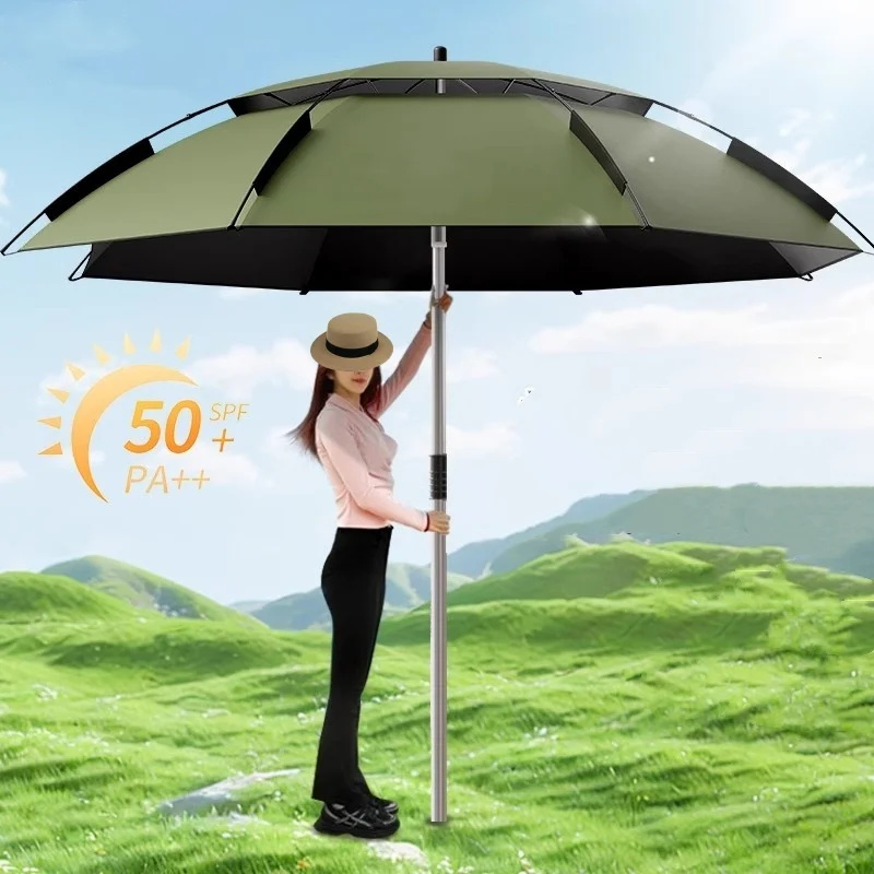 Fishing Rod Carbon Fiber - Parasol de pêche 2.0-2.6M, tige en