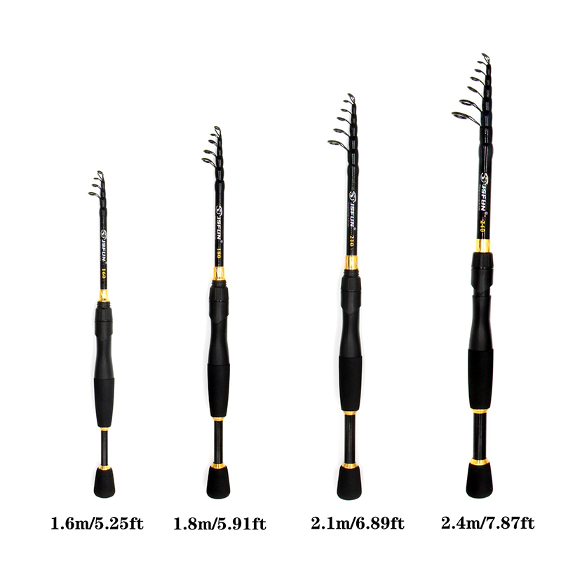 JSFUN – canne à pêche télescop - Fishing Rod Spinning avis et prix