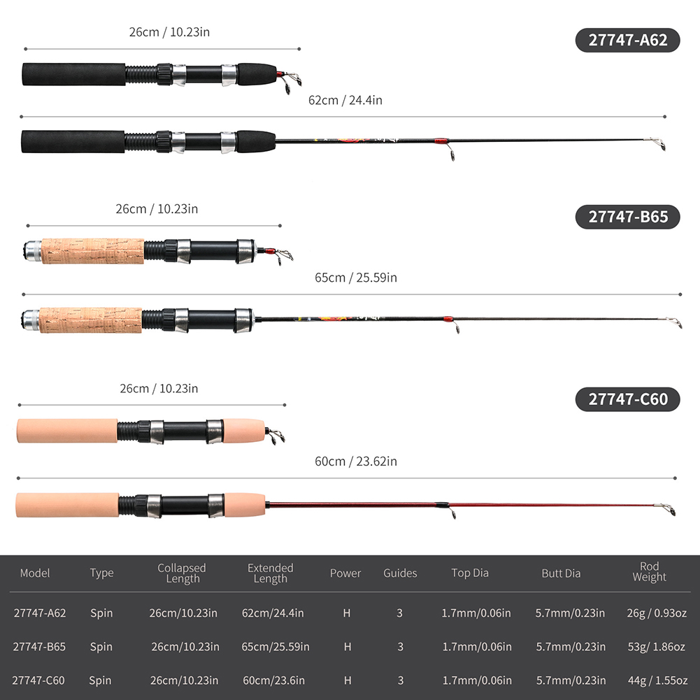 1 ensemble canne à pêche avec  - Fishing Rod Ice avis et prix