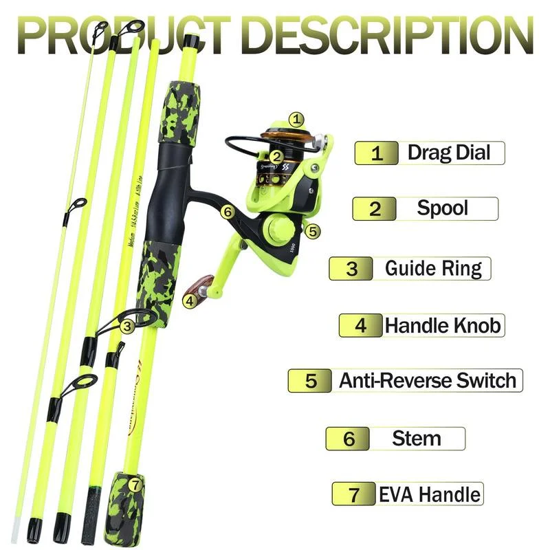 Sougayilang Combo Canne à Pêch - Fishing Rod Building Kit avis et prix